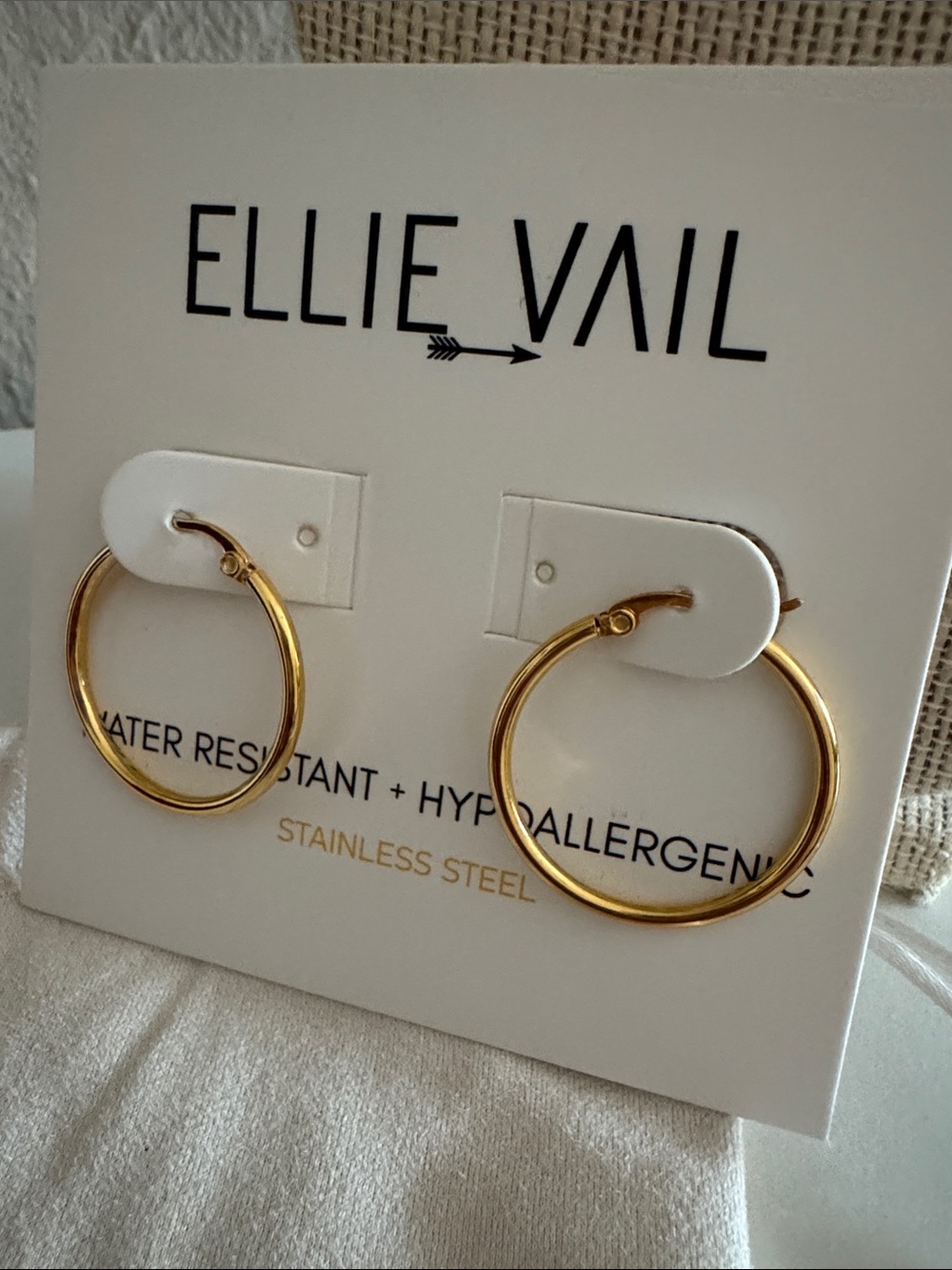 Ellie Vail - Classic Small Hoops - Picture 2 of 2